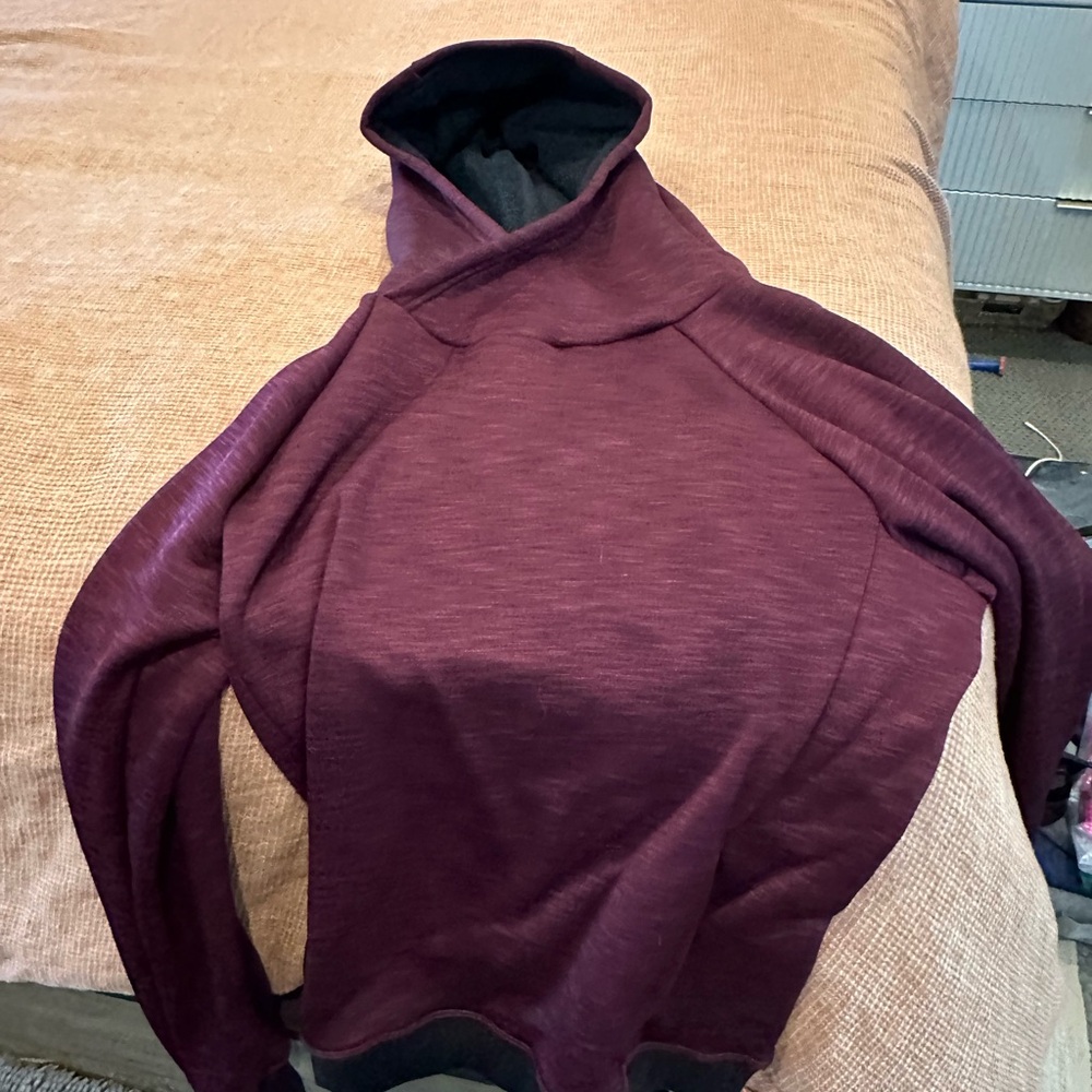 Women's Maroon Hoodie Sweatshirt